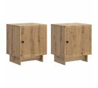 Gecheer Gabinete Noche Vintage Roble Artesanal - Gran Almacenamiento y Diseño Elegante LYKGMZJ-893894ES