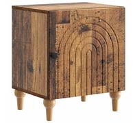 Gecheer Mesa de Noche Moderna con Almacenamiento - Diseño Elegante y Funcional, Madera de Ingeniería, 43 x 34,5 x 50 cm LYKGMZJ-894121ES