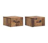 Gecheer Mesas de Noche Modernas con USB y Estante - Diseño Elegante y Práctico para Dormitorios LYKGMZJ-898612ES