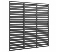 Gecheer Panel de Valla Horizontal WPC 180x180cm, Resistente a la Intemperie, Sin Mantenimiento Modelo YHSLYD-318110ESYJXRXZY