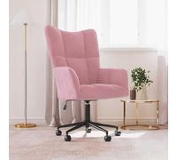 Gecheer Sillón de Relax de Terciopelo Rosa