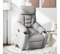 Gecheer Sillón eléctrico reclinable elevable de Tela Gris Nube