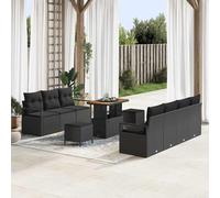 Gecheer Sofá de Jardín de 10 Piezas con Cojines Desmontables y Diseño Modular Espacios Exteriores Modelo YJXLYD-3362489ES