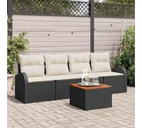 Gecheer Sofá de Jardín Modular 4 Piezas - Diseño Moderno, Resistente a la Intemperie, Apto para 4 Adultos Modelo YJXLYD-3356178ES