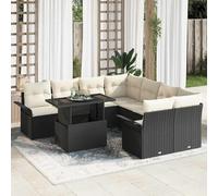 Gecheer Sofá de Jardín Modular 9 Piezas - Estilo Elegante, Comodidad Superior, Resistente a la Intemperie Modelo YJXLYD-3356990ES
