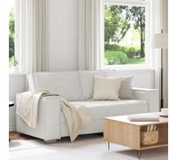 Gecheer Sofá Loveseat Blanco 140 cm de poliéster,Sofa de Salón Moderno para Salón Dormitorio Oficina,Sofa Cheslong,Modulos Salon