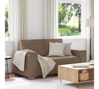 Gecheer Sofá Loveseat Cappuccino de 120 cm en Cuero Sintético,Sofa de Salón Moderno para Salón Dormitorio Oficina,Sofa Cheslong,Modulos Salon