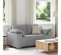 Gecheer Sofá Loveseat Gris Claro 120 cm Tela,Sofa de Salón Moderno para Salón Dormitorio Oficina,Sofa Cheslong,Modulos Salon