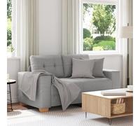 Gecheer Sofá Loveseat Gris Nube 120 cm Tela,Sofa de Salón Moderno para Salón Dormitorio Oficina,Sofa Cheslong,Modulos Salon