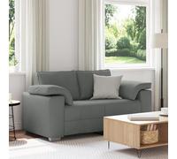 Gecheer Sofá Loveseat Gris Oscuro 120 cm Tela,Sofa de Salón Moderno para Salón Dormitorio Oficina,Sofa Cheslong,Modulos Salon