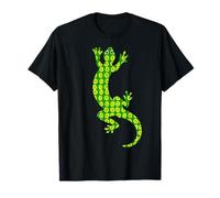 Gecko de lagarto verde de escalada tropical con cola curvada para regalos Camiseta