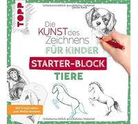 Gecko Keck Die Kunst des Zeichnens für Kinder Starter-Block - Tiere: (Tapa dura)