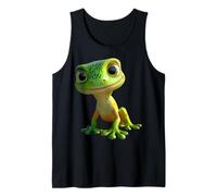 Gecko Motivo Lagarto Reptil Geckos Lagarto Iguana Gecko Camiseta sin Mangas
