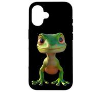 Gecko Motivo Lagarto Reptil Geckos Lagarto Iguana Gecko Carcasa para iPhone 16