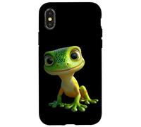 Gecko Motivo Lagarto Reptil Geckos Lagarto Iguana Gecko Carcasa para iPhone X/XS