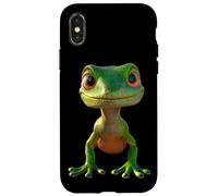 Gecko Motivo Lagarto Reptil Geckos Lagarto Iguana Gecko Carcasa para iPhone X/XS