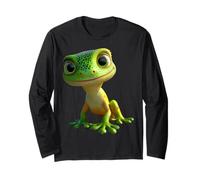 Gecko Motivo Lagarto Reptil Geckos Lagarto Iguana Gecko Manga Larga