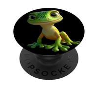 Gecko Motivo Lagarto Reptil Geckos Lagarto Iguana Gecko PopSockets PopGrip Adhesivo