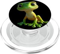 Gecko Motivo Lagarto Reptil Geckos Lagarto Iguana Gecko PopSockets PopGrip para MagSafe
