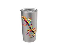 Gecko Motivo Lagarto Reptil Geckos Lagarto Iguana Gecko Vaso térmico de acero inoxidable de doble pared