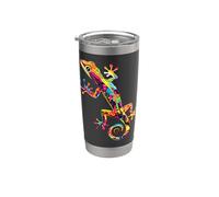 Gecko Motivo Lagarto Reptil Geckos Lagarto Iguana Gecko Vaso térmico de acero inoxidable de doble pared