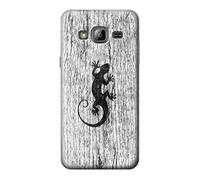 Gecko Wood Graphic Printed Funda Carcasa Case para Samsung Galaxy J3 (2016)