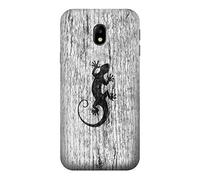 Gecko Wood Graphic Printed Funda Carcasa Case para Samsung Galaxy J3 (2017) EU Version