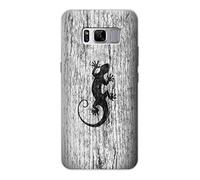Gecko Wood Graphic Printed Funda Carcasa Case para Samsung Galaxy S8 Plus
