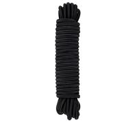 Gecosac Tensor Elástico Negro, 8 mm x 10 m, Cuerda de Polipropileno para Fijación