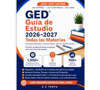 GED Guía de Estudio 2026-2027 Todas las Materias en Español: Preparación Completa con 1,900+ Preguntas de Práctica, 8 Exámenes Completos y Soluciones ... Gramática del Español Nativa (GED® Series)