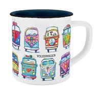 GEDA LABELS GmbH Taza VW Sketch con aspecto esmaltado, 400 ml
