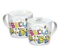 Gedalabels Taza de porcelana con diseño de Minions Bellospring, 330 ml, multicolor