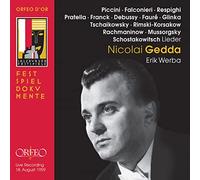 Gedda/Werba - NICOLAI GEDDA:LIEDERABEND