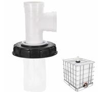 GEDEGOOK F-Forma Filtro de Tapa IBC, Tapa de Tanque IBC Lavable de Nailon con Tapa, Accesorio de Tanque IBC con Filtro de Red para 165 mm Accesorio para Depósito de Agua de Lluvia