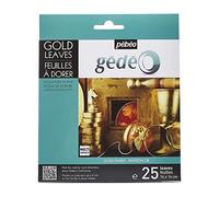 Gedeo 766542 Lote de 25 Hojas Doradas, Gold, 14 x 14 cm