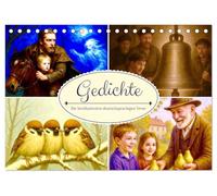 Gedichte. Die berühmtesten deutschsprachigen Verse (Tischkalender 2026 DIN A5 quer), CALVENDO Monatskalender: Poetische Meisterwerke der deutschen Lyrik