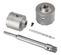 Gedlex Brocas Hormigon 68mm, Coronas para Hormigon 82mm, Corona Taladro con Cabeza Rectificadora YG8, M22 Brocas SDS Plus, Adecuado para Muros de Ladrillo, Hormigón y Piedra