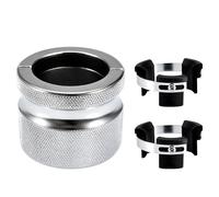 Gedlex Herramienta Retenes Horquilla, Util Horquilla Moto 30-45 mm, Retenes Horquilla Moto de Acero al Carbono con 2 Anillos de Sellado, Fork Seal Driver para H-arley, para H-onda, para S-uziki