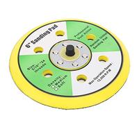 GEDMRT 6 Inch Sanding Disc | 6 Hole Particle Removal for Smooth Polishing | Universal Grinding Disc for Wood/Metal/Auto Body | ABS Material, High Strength