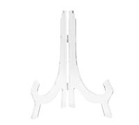 GEDMRT Acrylic Display Stand for Clocks & Photos | 25CM Modern Home Decor Shelf | Transparent Certificate / Album / Wall Clock Holder | 3D Minimalist Rack for Nordic Style