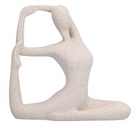 GEDMRT Estatua de Postura de Yoga |Figura compuesta de Arenisca nórdica para decoración del hogar y la Oficina |Decoración de Escritorio Coleccionable/Mindfulness Presente/Decoración (por Error)