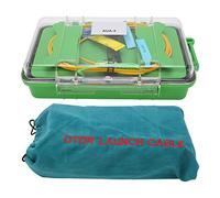 GEDMRT OTDR Initialization Cable | Single Mode Fiber Optic Test Extension Cord | SC Angled to SC Flat Connector | 9/125 Fiber, 0.5dB / km Loss | Portable Storage Box (2000M)