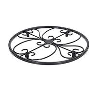 GEDMRT Plant Stand for Pots Indoor | Elegant Iron Flower Stand with Stable Supportive Design | Sturdy Plant Shelf for Garden / Living Room / Kitchen | Easy to Move, 30x30cm