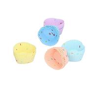 GEDMRT Silicone Baking Cups 20 Pack | Reusable for Muffins/Cupcakes/Donuts | Bright Colors & Cute Shapes | Oven, Microwave, Fridge Safe (Heart shaped set 20pcs)