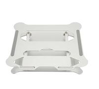 GEDMRT Silver Laptop Stand | Adjustable Foldable Riser | for Desk