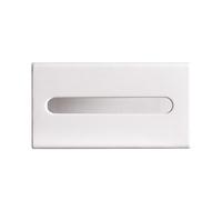 GEDMRT Wall Mount Drawer Organizer | Pull Out Mini Storage Box for Cotton Swabs / Makeup / Bathroom | Clear Plastic Shielded Container with Traceless Sticker