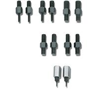 Gedore 1.81/20 - Juego de adaptadores roscados para aplicaciones de 1 y 2 perforaciones, M14x1,5