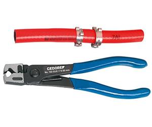 Gedore 132 CLIC - Tenaza para abrazaderas de tubo flexible