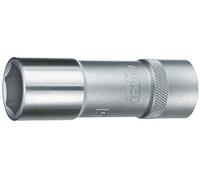 Gedore 19 L 12 - Llave de vaso 1/2", forma larga 12 mm