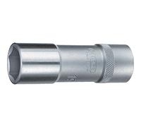 Gedore 19 L 17 - Llave de vaso 1/2", forma larga 17 mm